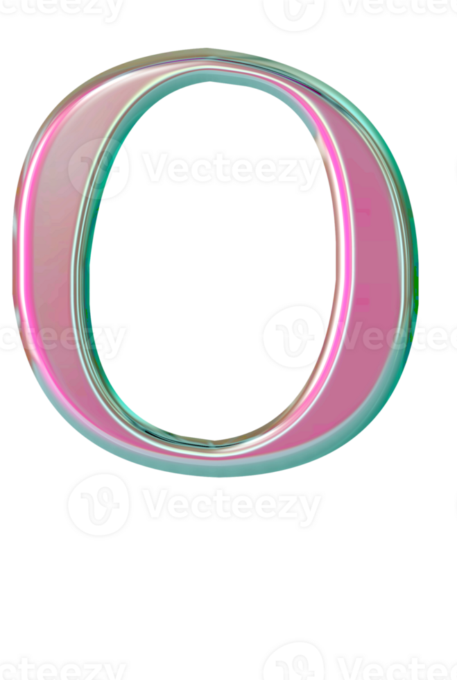 regnbågsskimrande versal alfabet brev png