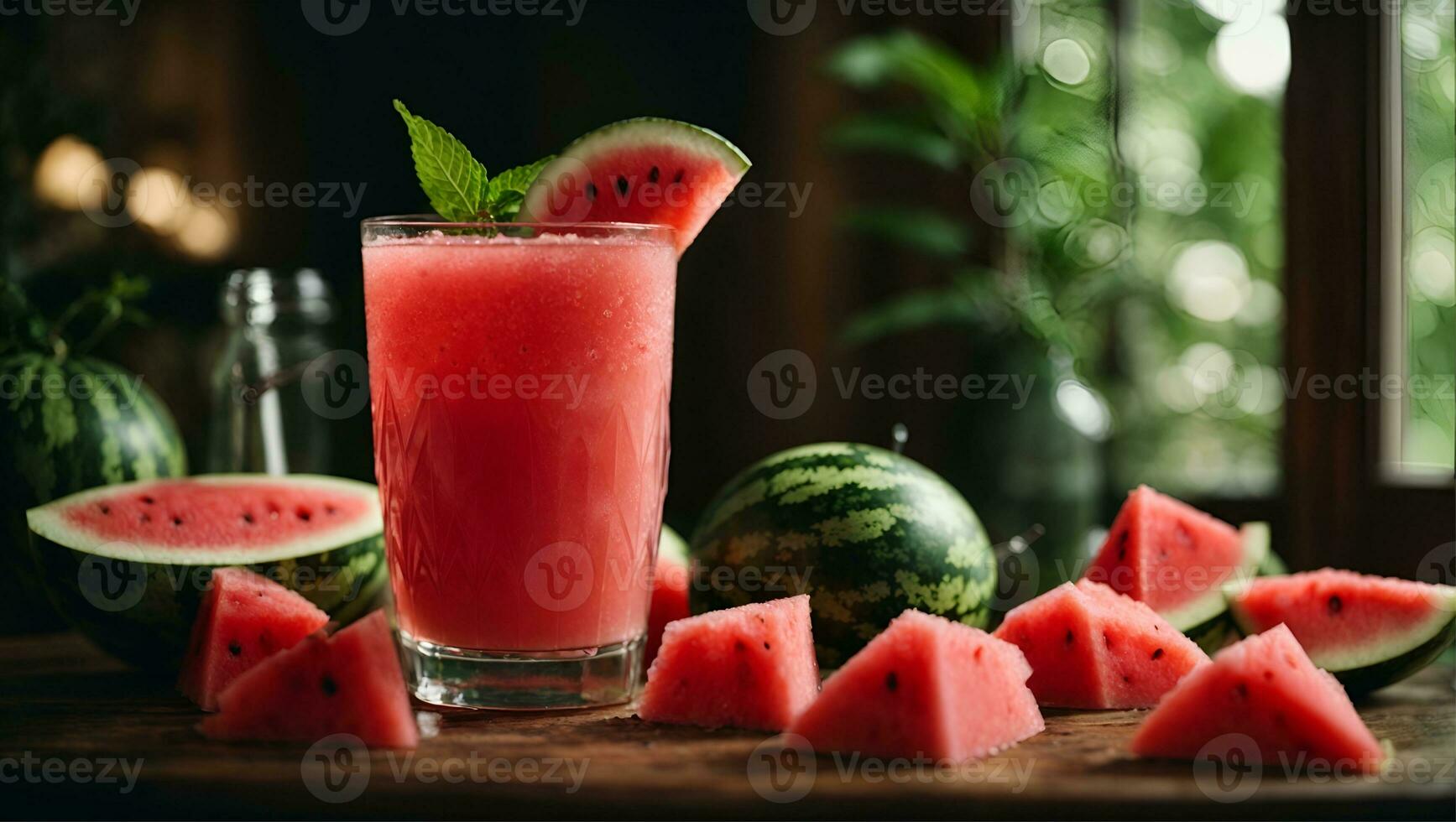 watermelon drink. Ai Generated photo