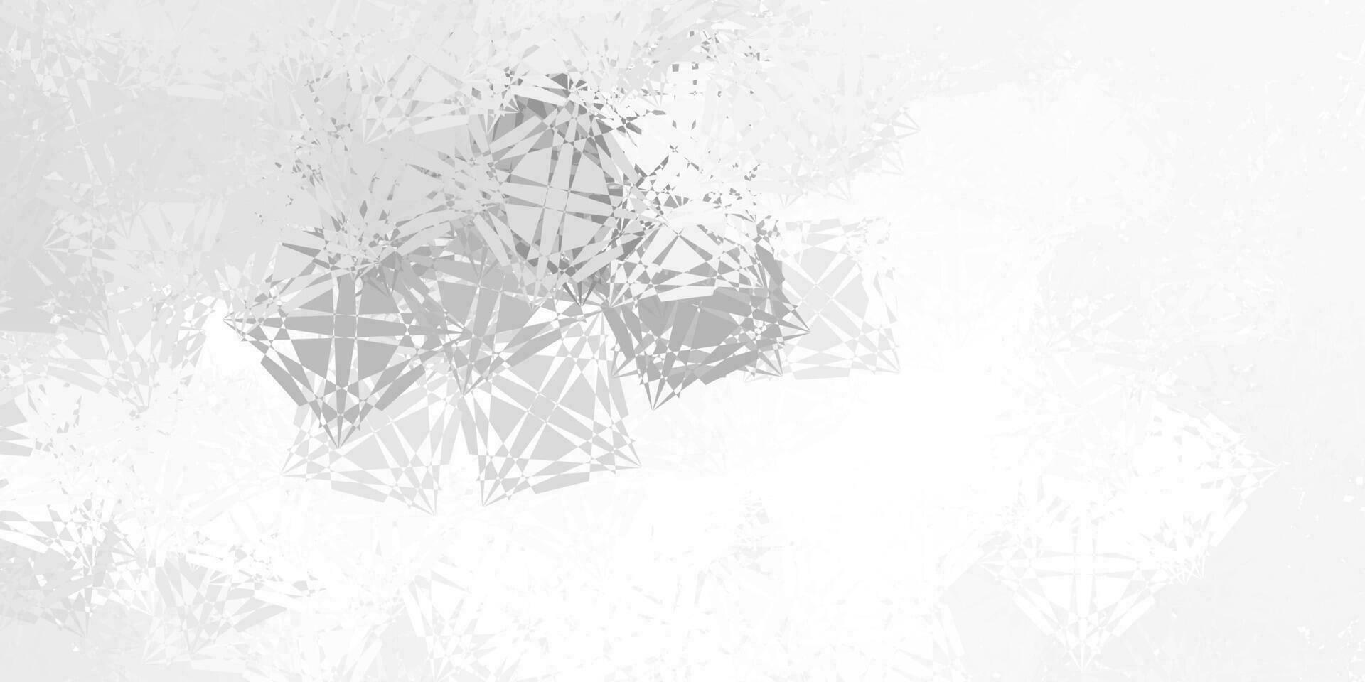 Light Gray vector background with polygonal forms.