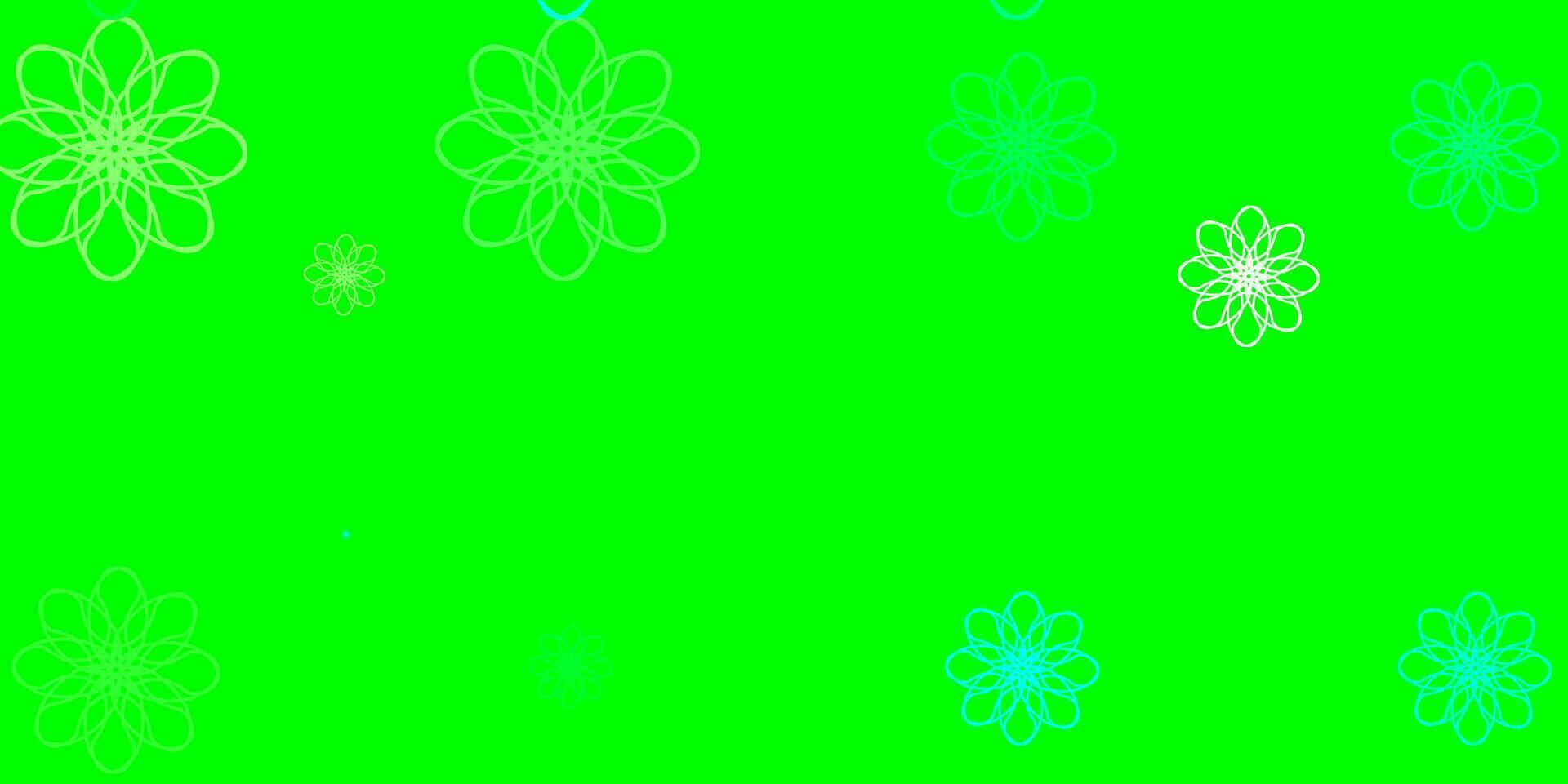 Light Green vector template with curves.
