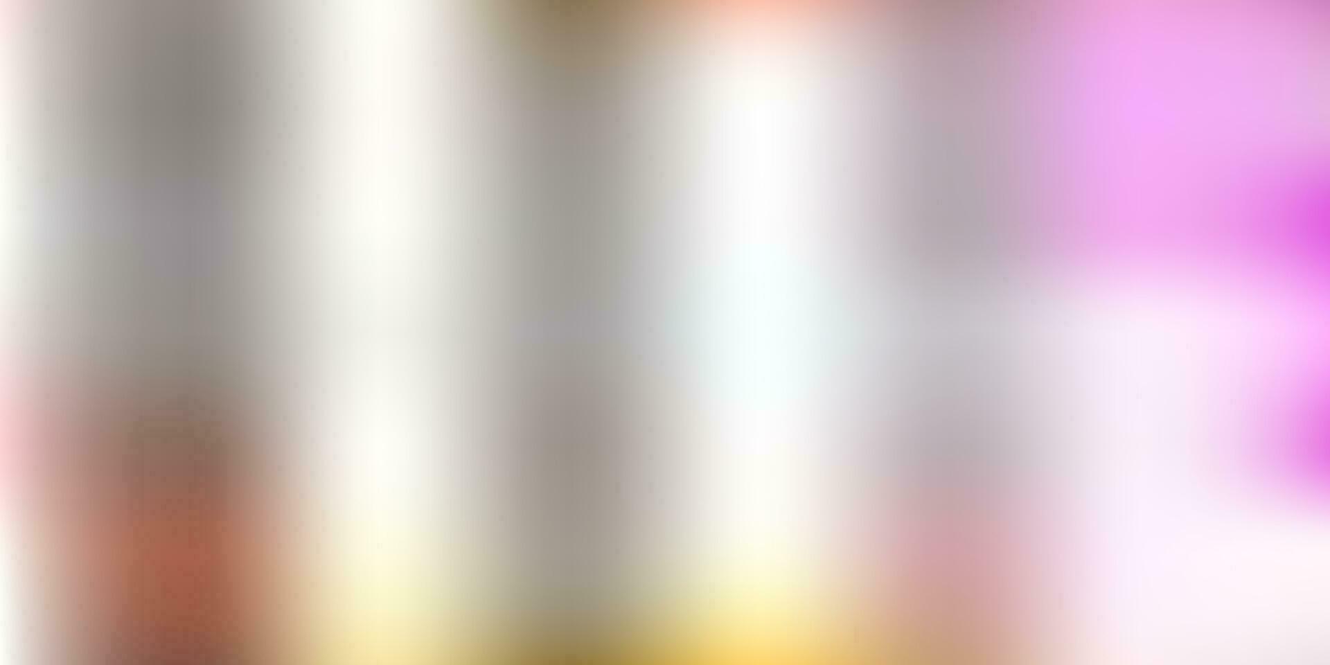 Light pink, yellow vector blurred backdrop.