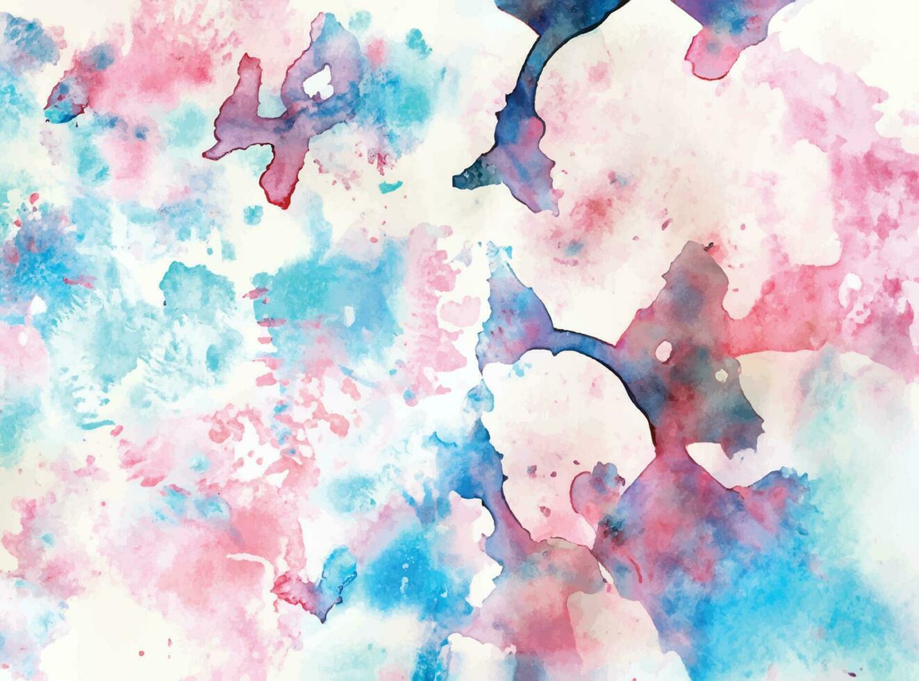 vector abstract background with a colourful watercolour splatter design