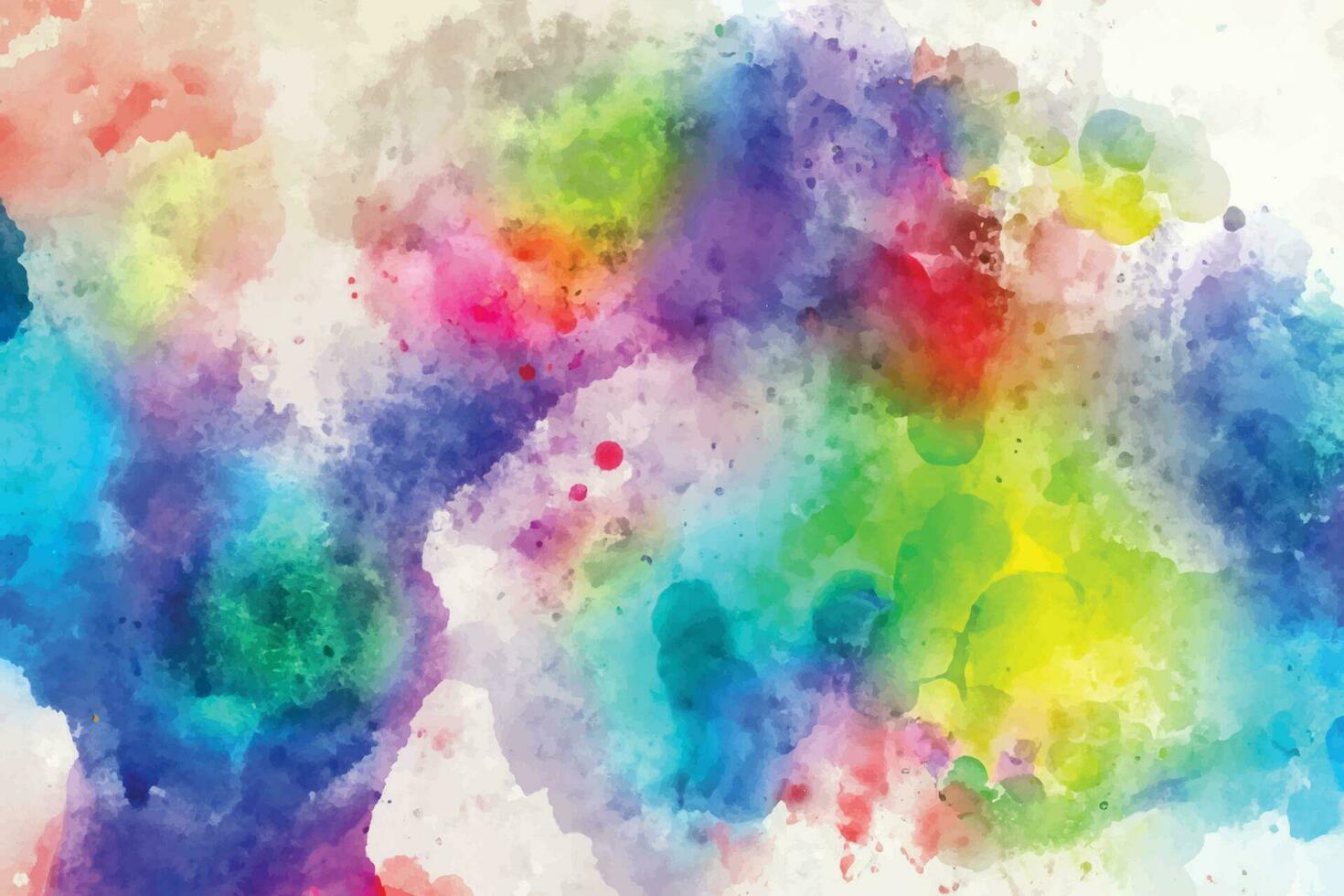 vector abstract background with a colourful watercolour splatter design