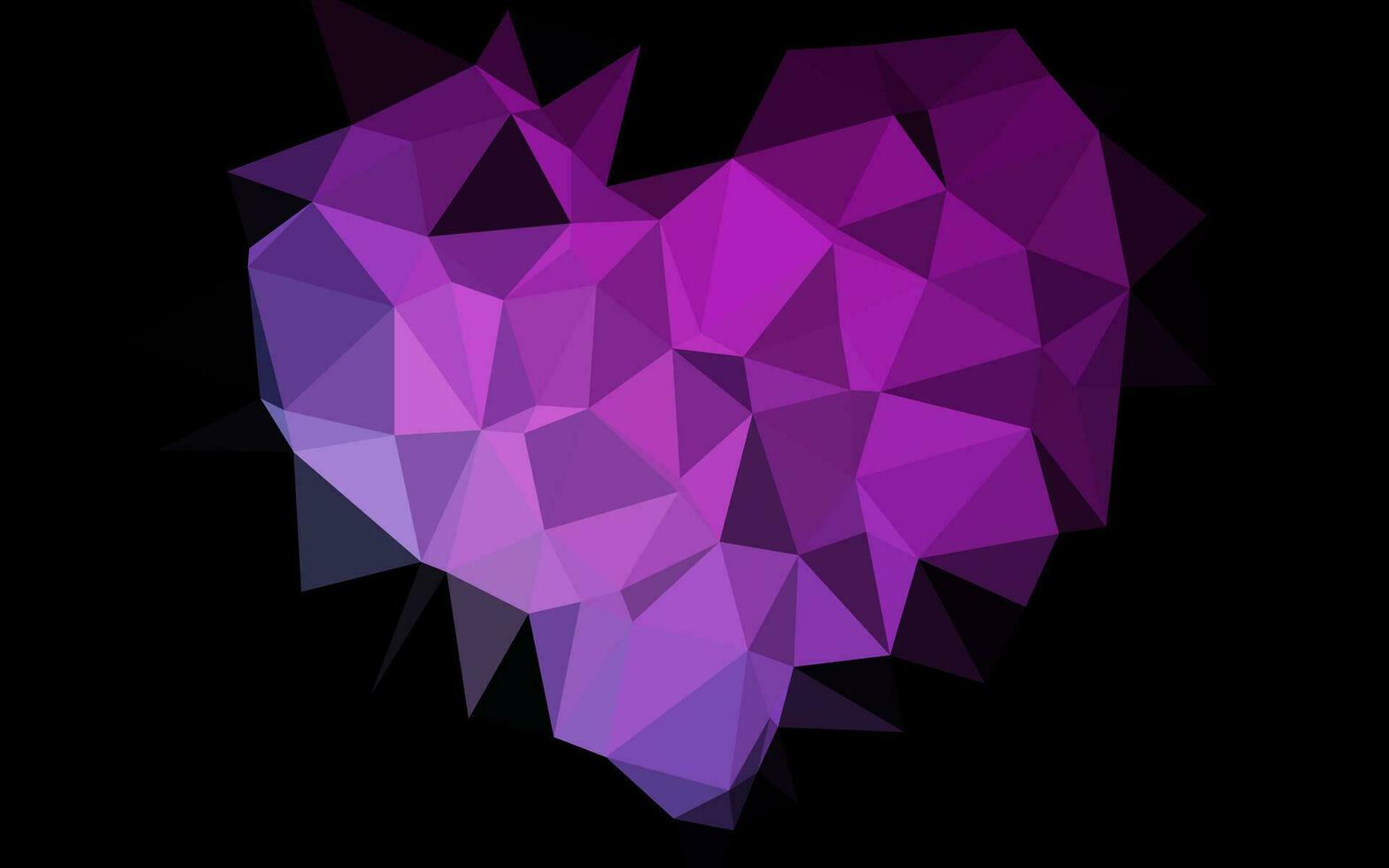 rosa oscuro, patrón de triángulo borroso vectorial azul. vector