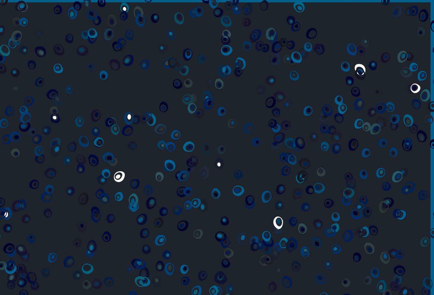 Light BLUE vector background with bubbles.