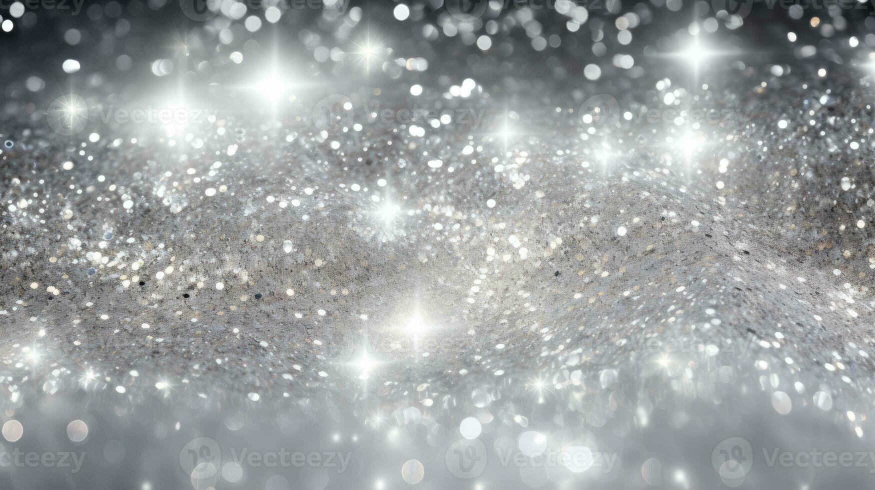 Silver and white glitter texture christmas abstract background photo