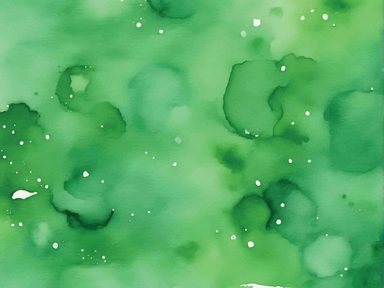 Green watercolor background vector