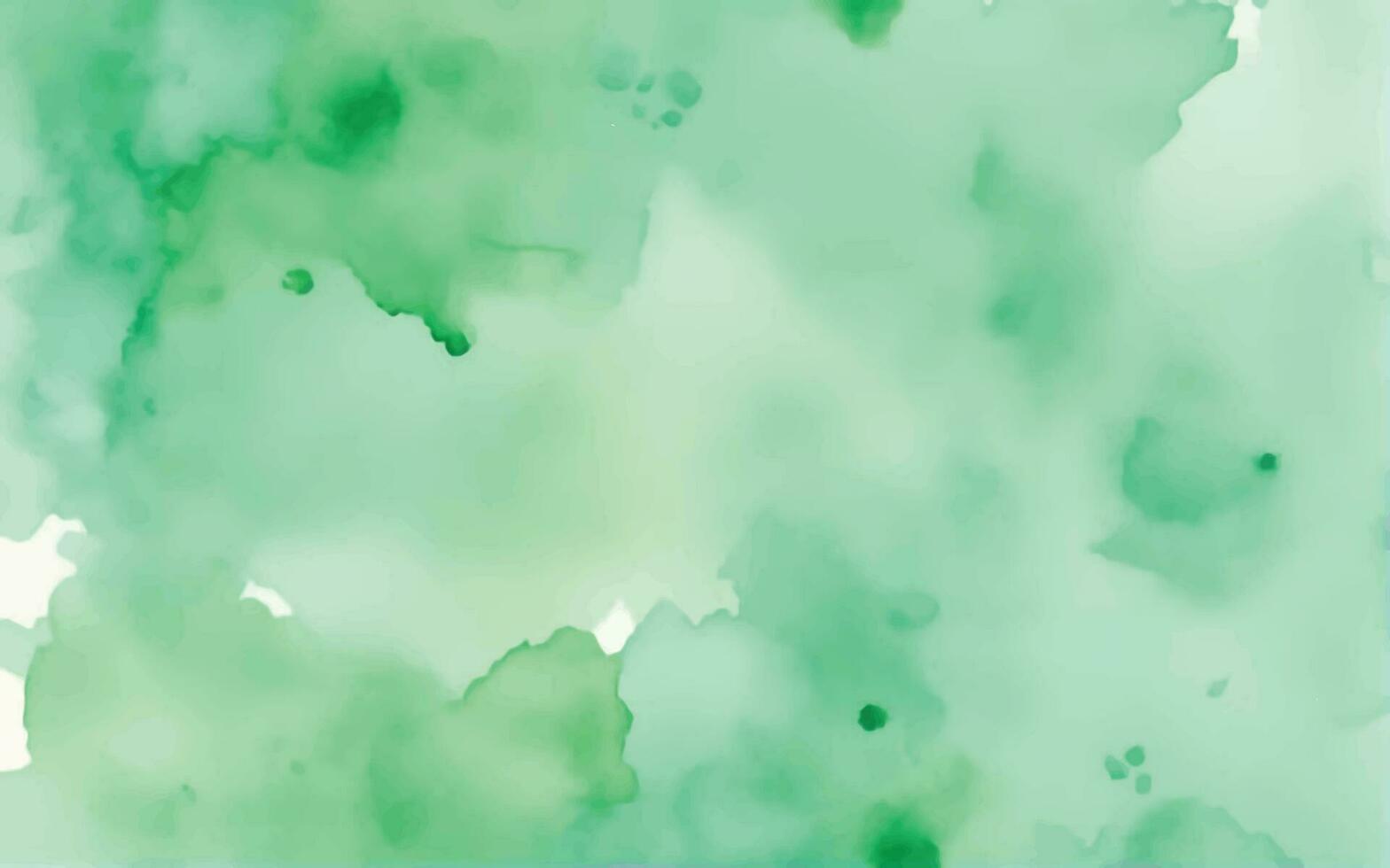 Green watercolor background vector