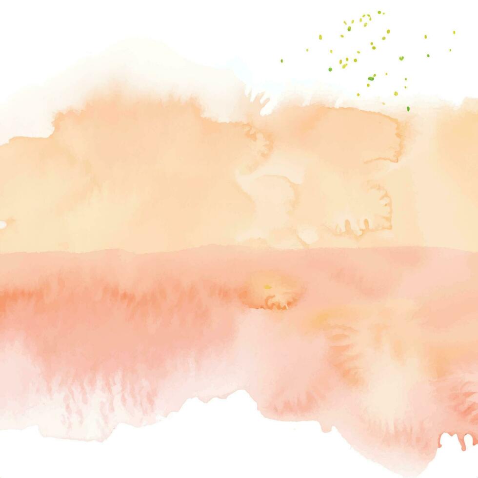 Soft watercolor splash stain background vector
