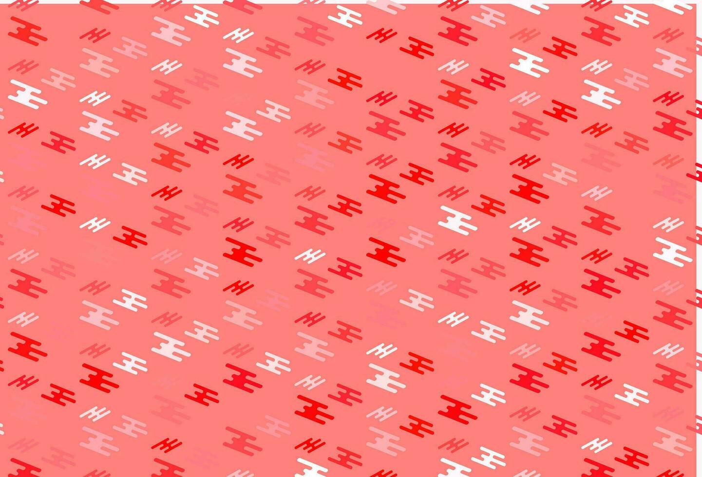 Light Red vector template with repeated sticks.