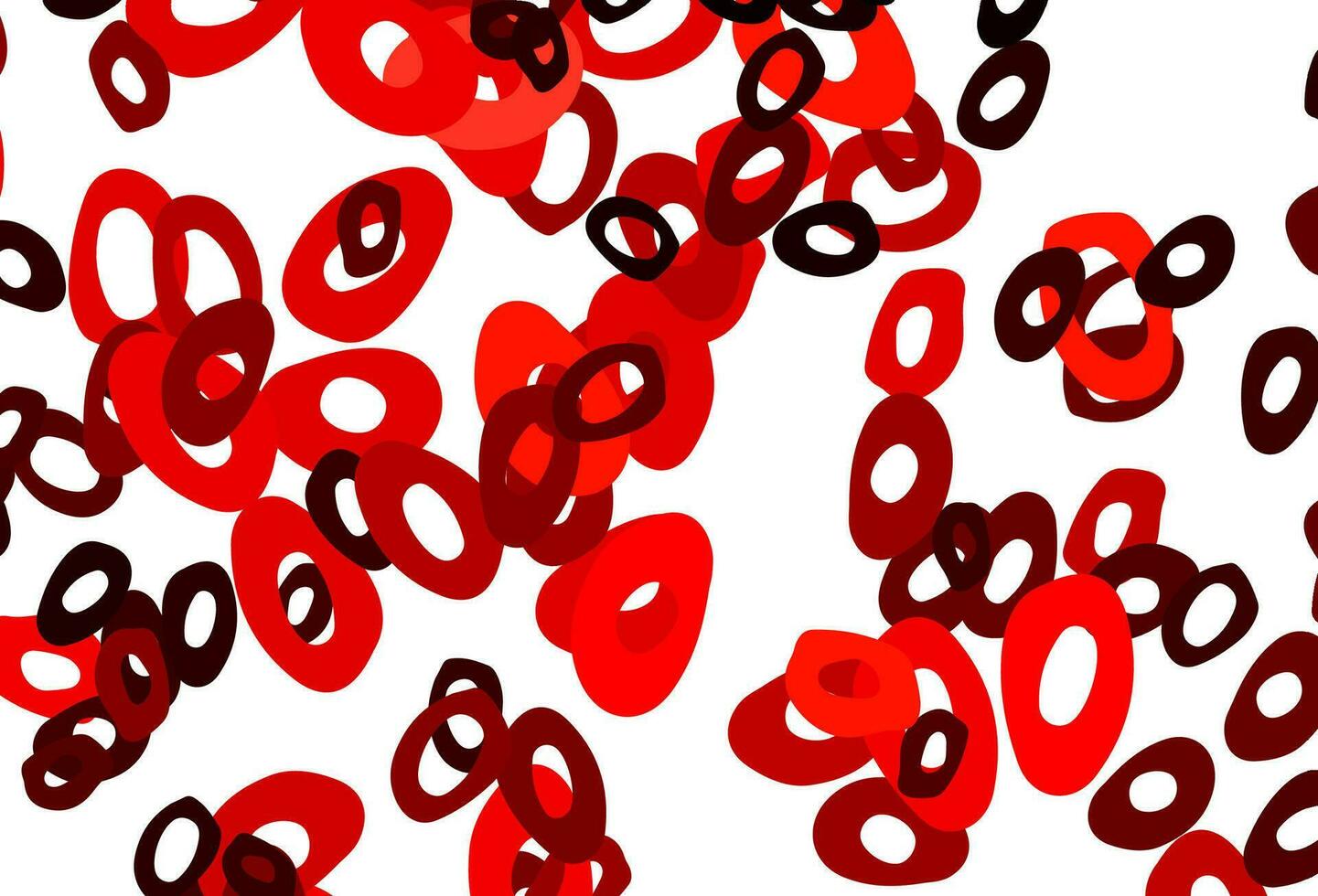 Light Red vector template with circles.