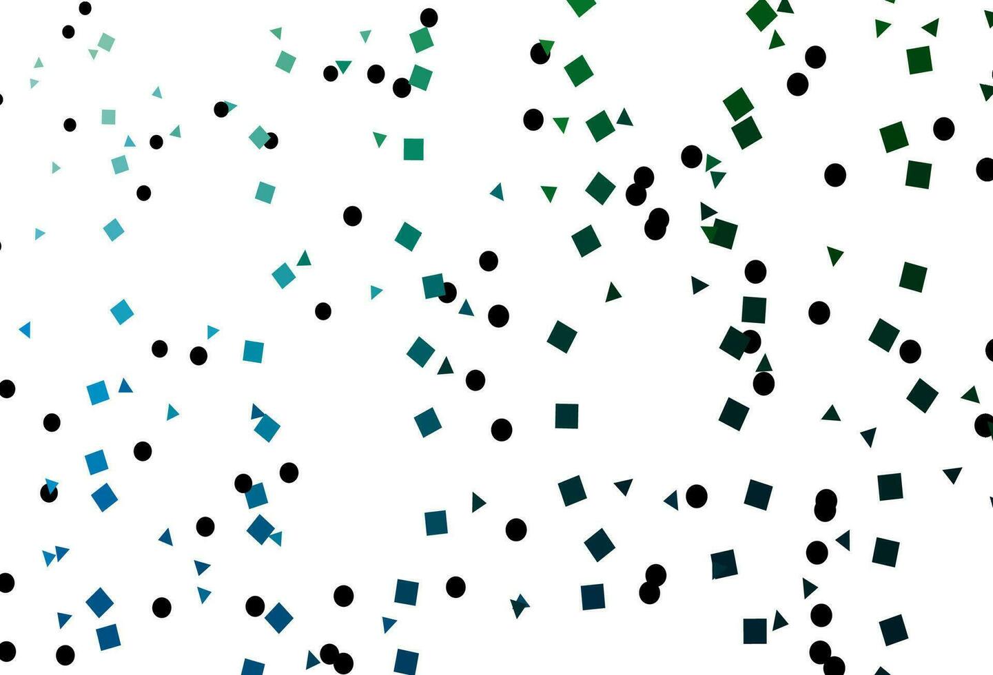 Light Blue, Green vector backdrop with lines, circles, rhombus.