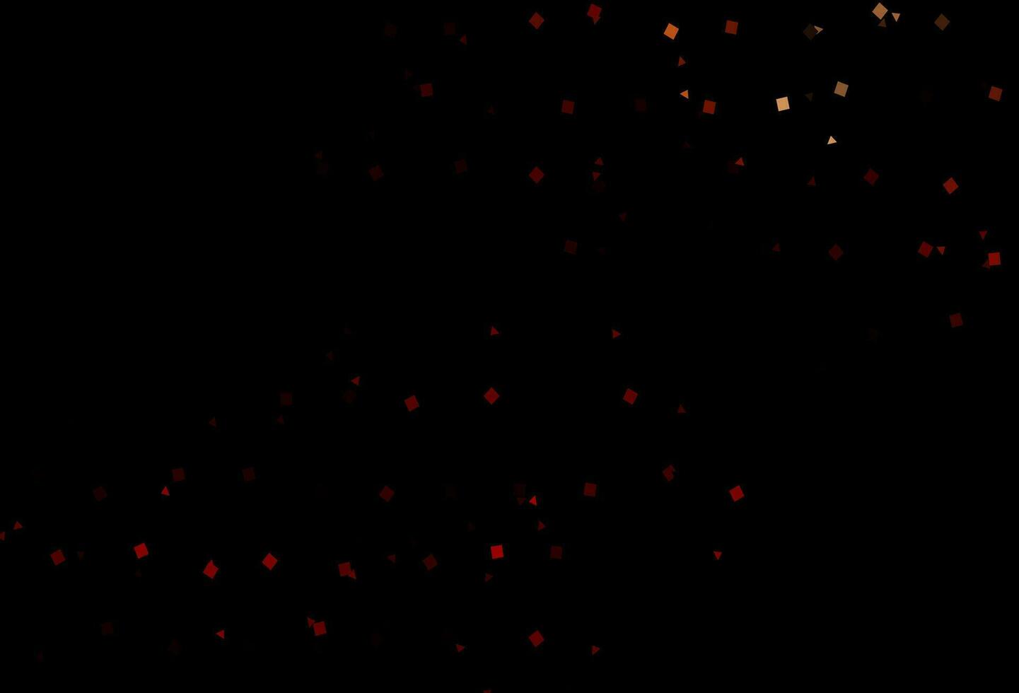 Dark Red vector template with crystals, circles, squares.