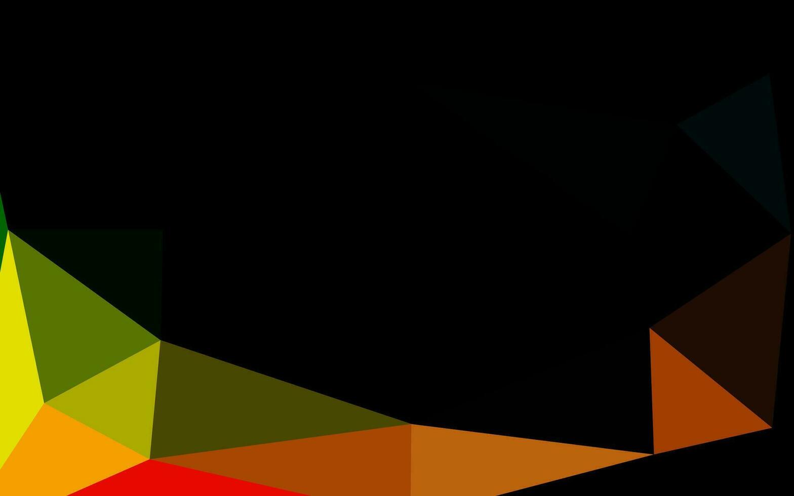 Dark Multicolor, Rainbow vector polygon abstract backdrop.