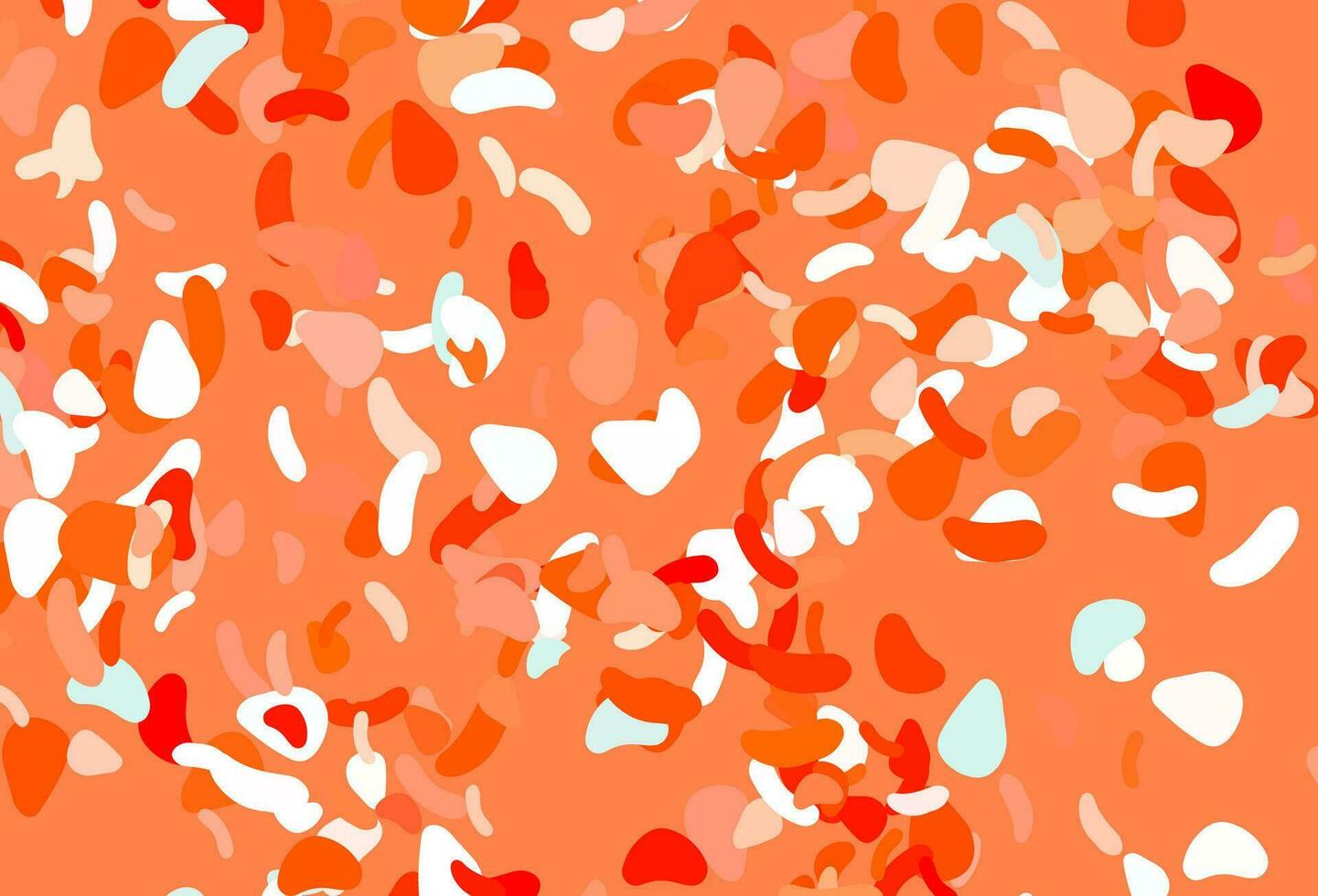 Light red vector texture with random forms.