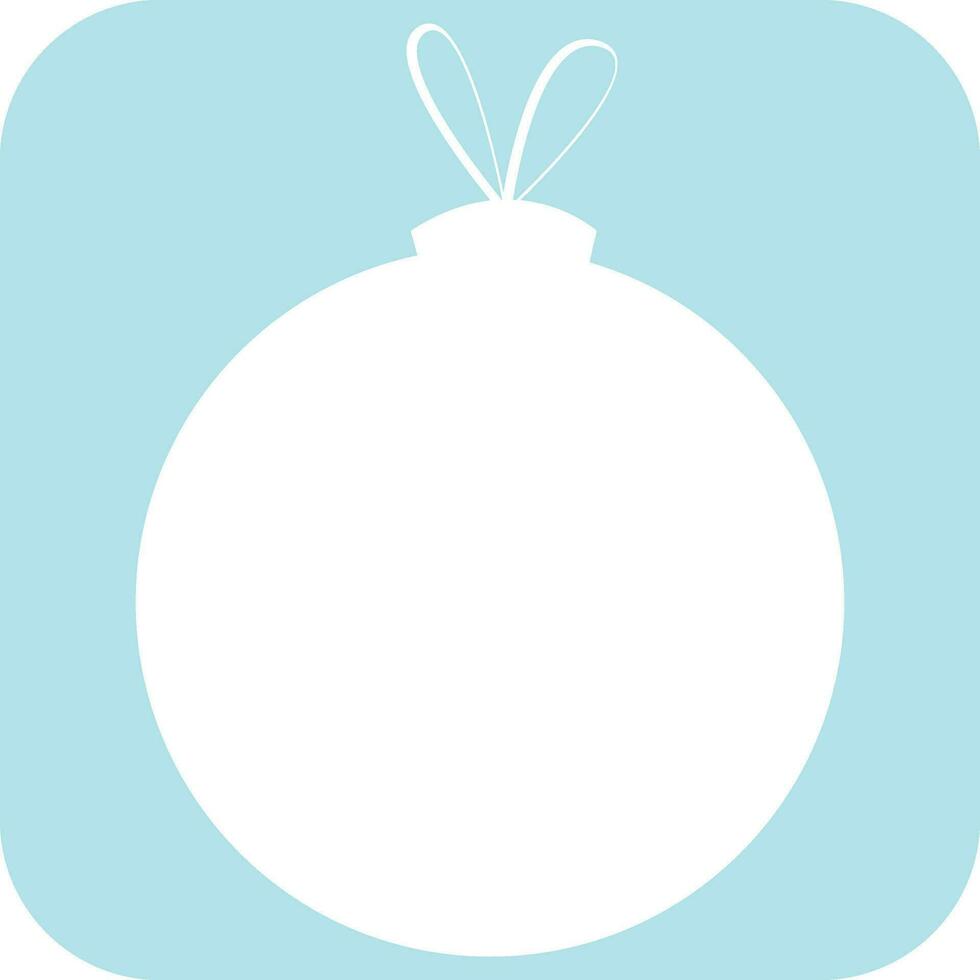 Christmas ball icon for decoration. vector