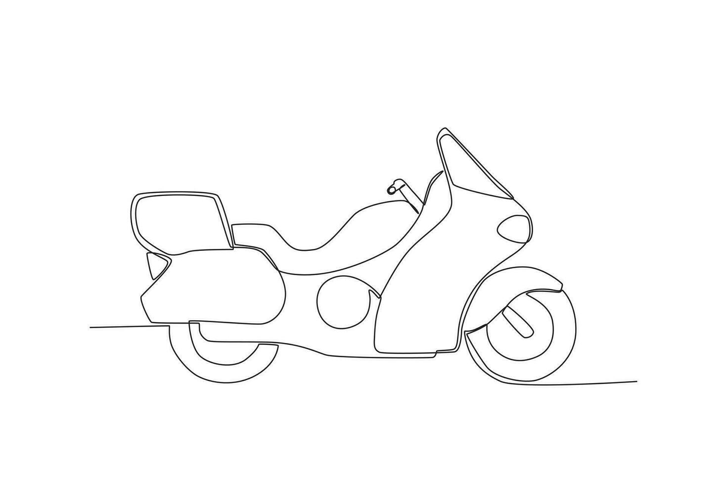 un motocicleta para carreras vector