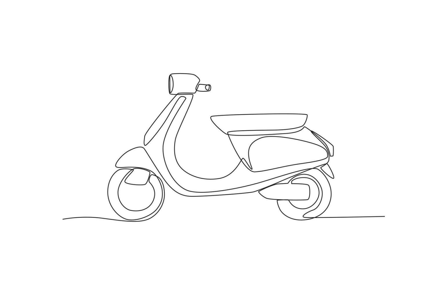 A two-wheeled motor vehicle vector