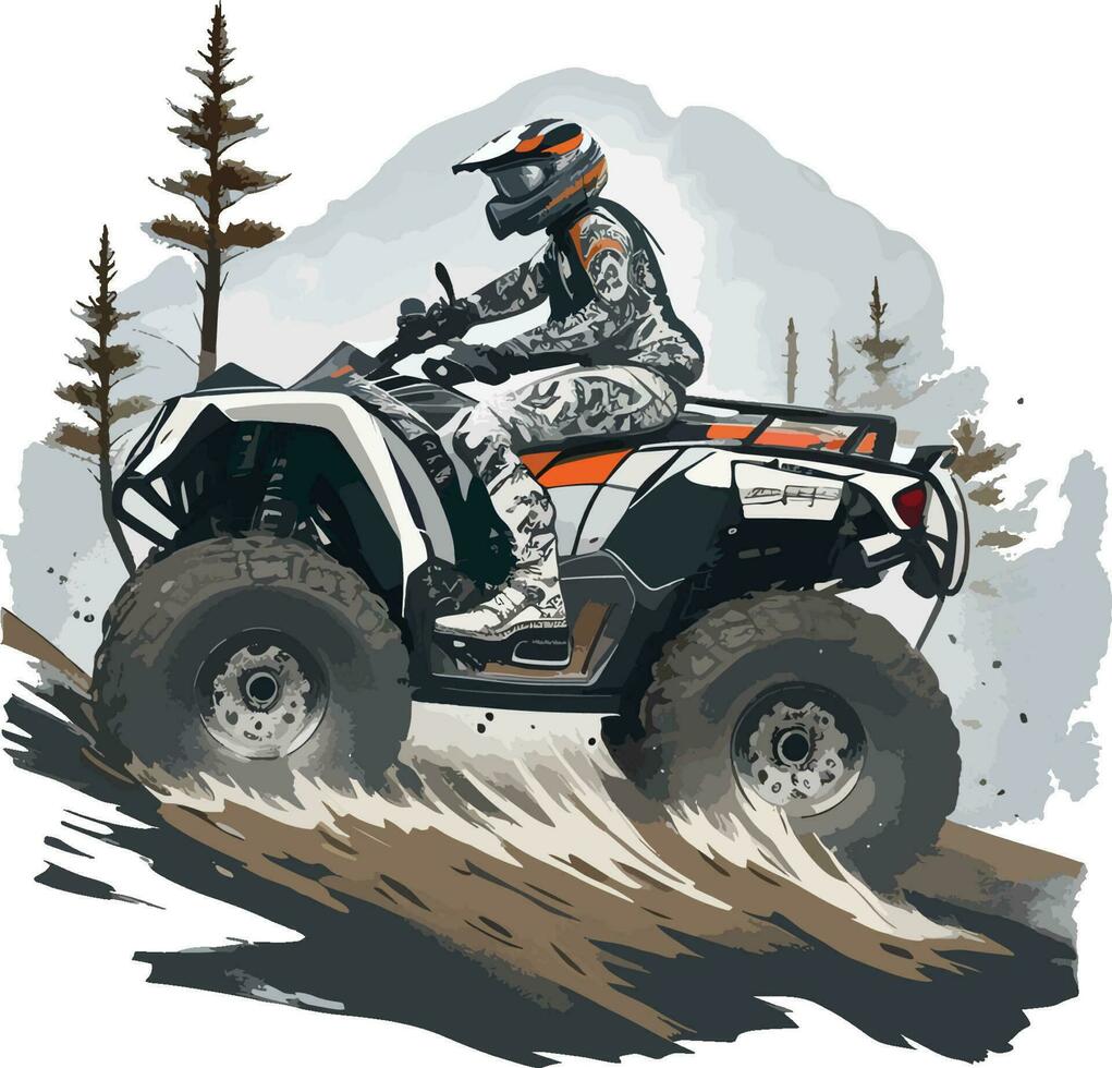 Off Road Vector Art Ai Generate