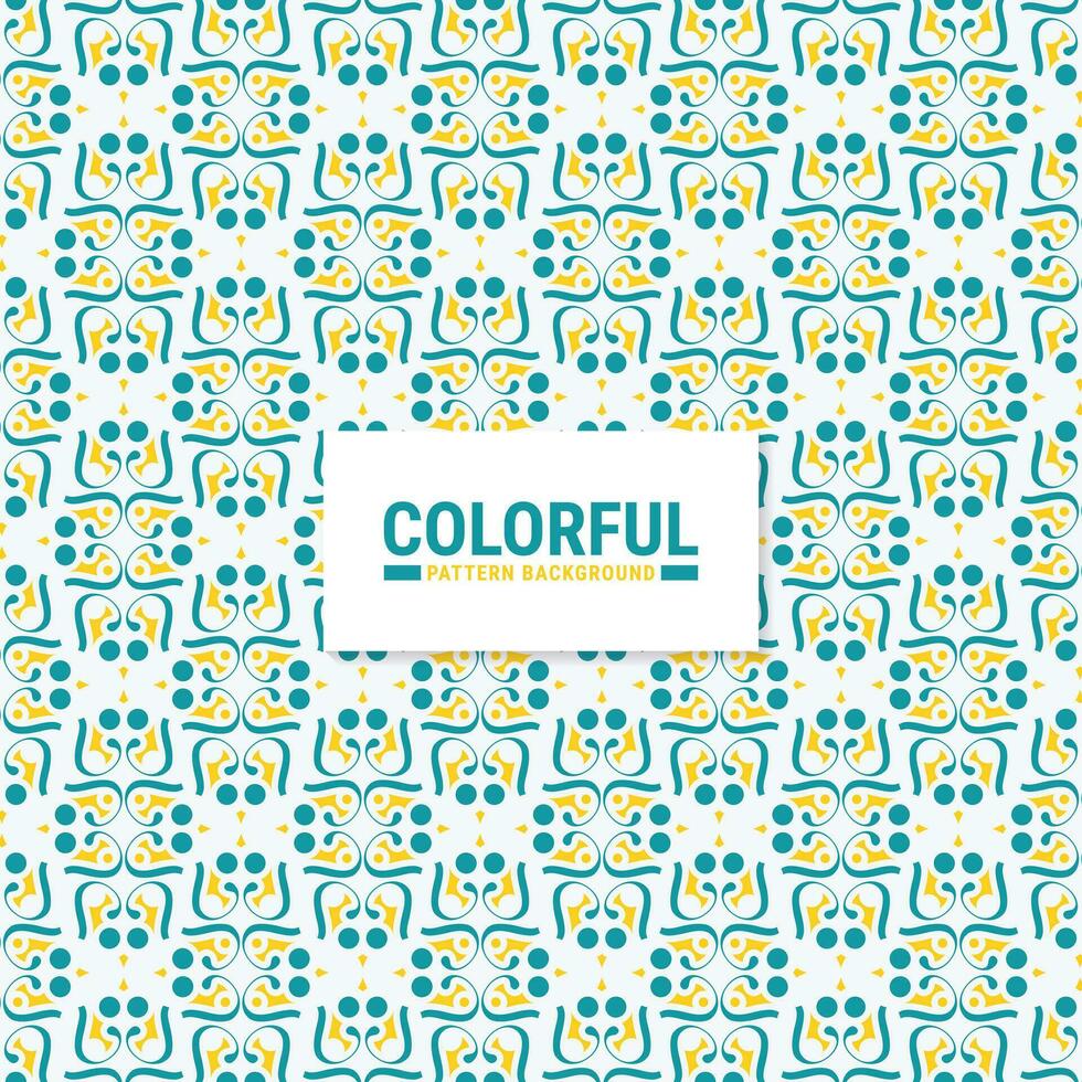 Colorful abstract geometric pattern design vector