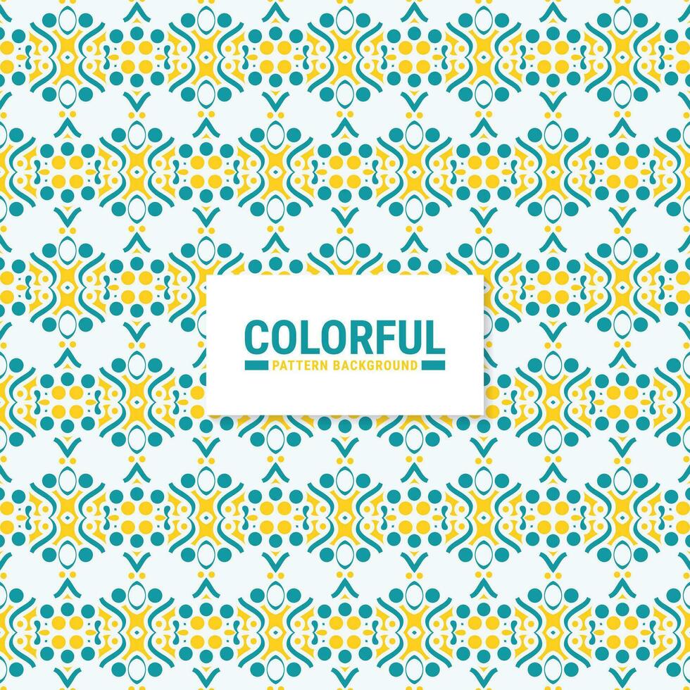 Colorful abstract geometric pattern design vector