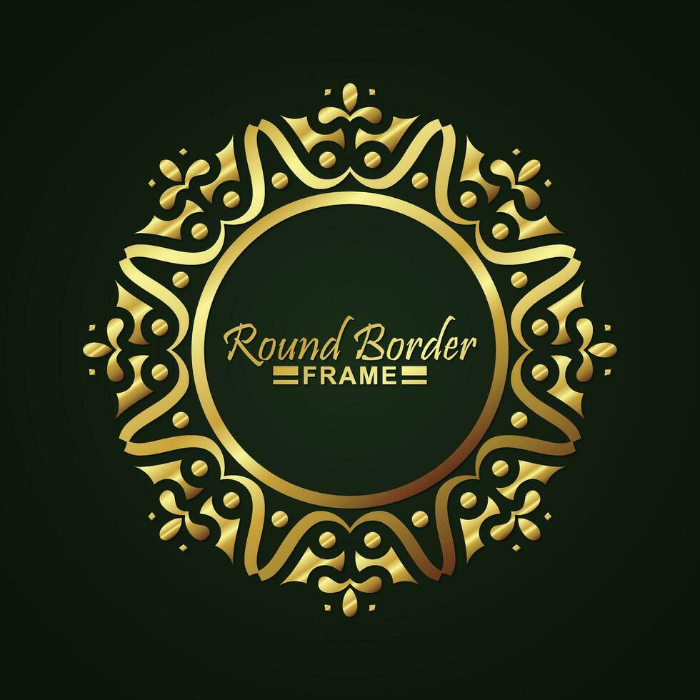 decorative ornament frame background vector