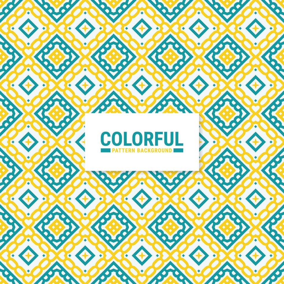 Colorful abstract geometric pattern design vector