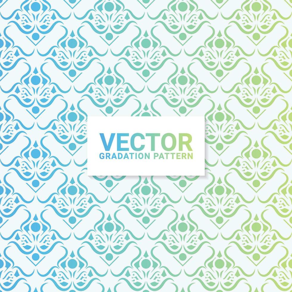gradation ornament pattern design background vector