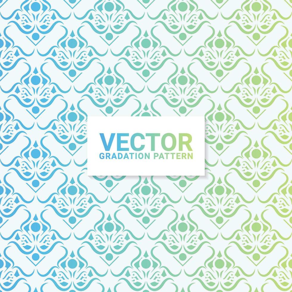 fondo de diseño de patrón de ornamento de gradación vector