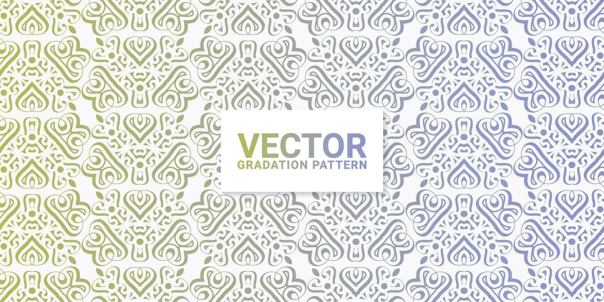 fondo de diseño de patrón de ornamento de gradación vector