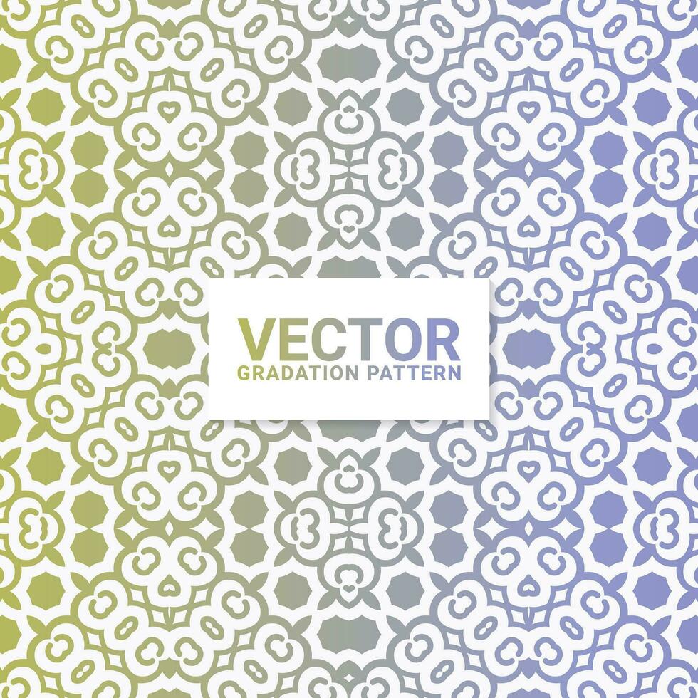 gradation ornament pattern design background vector