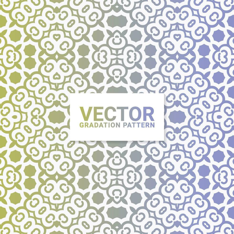 fondo de diseño de patrón de ornamento de gradación vector