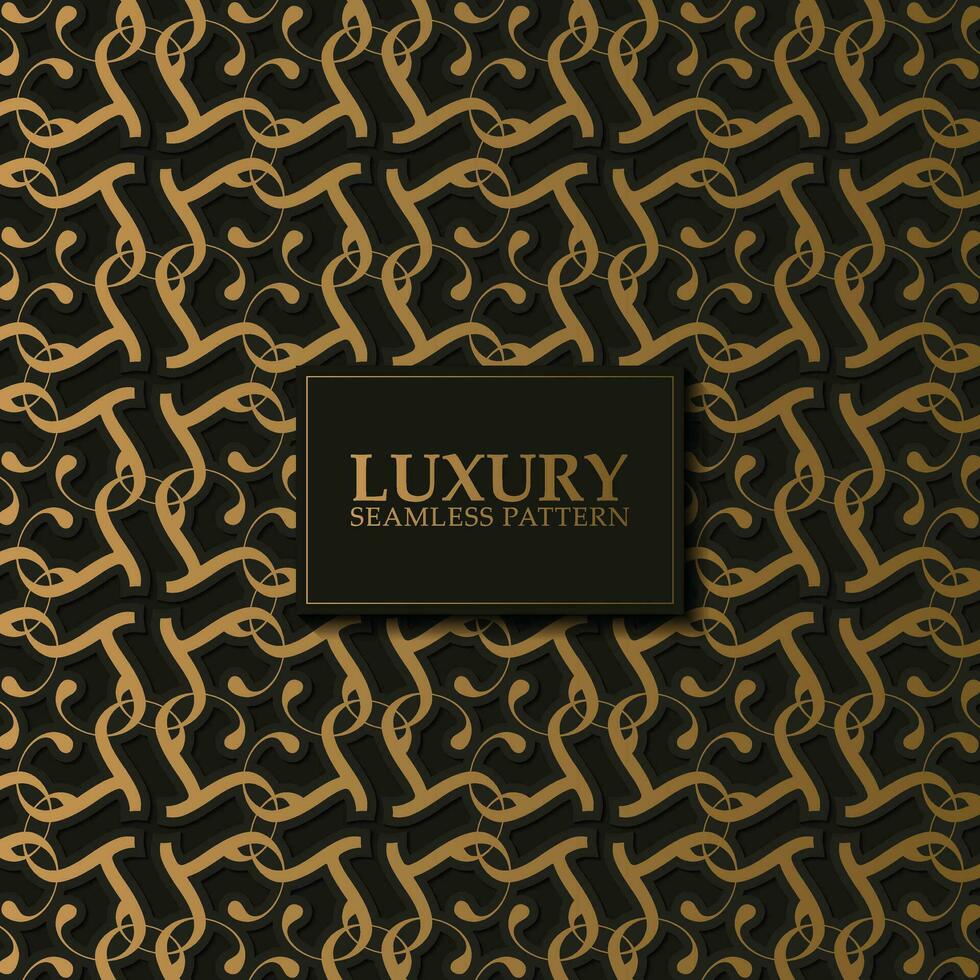 luxury dark seamless pattern background vector