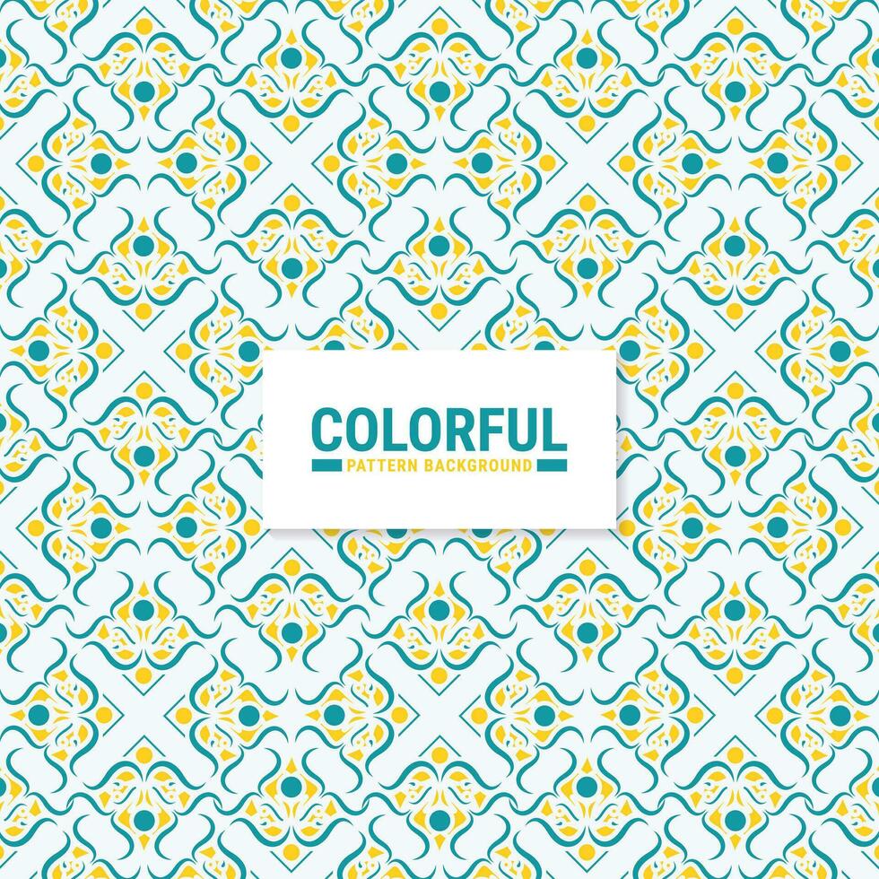 Colorful abstract geometric pattern design vector