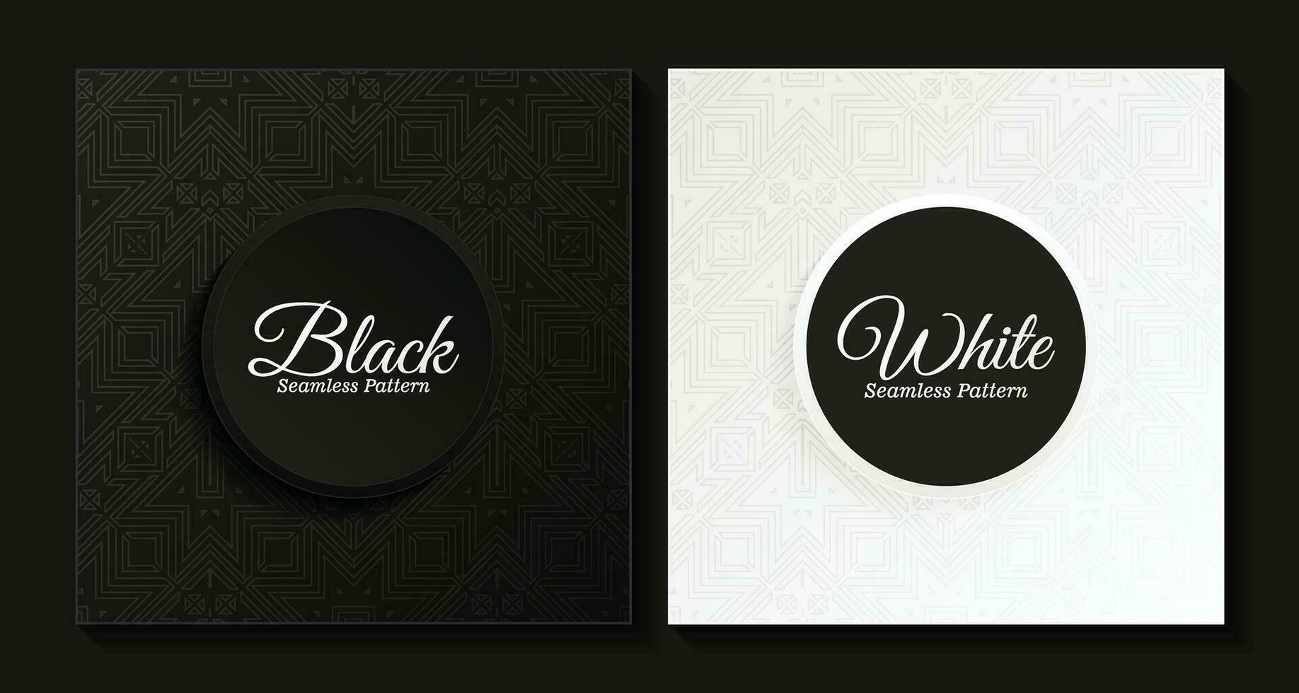 black and white pattern background vector