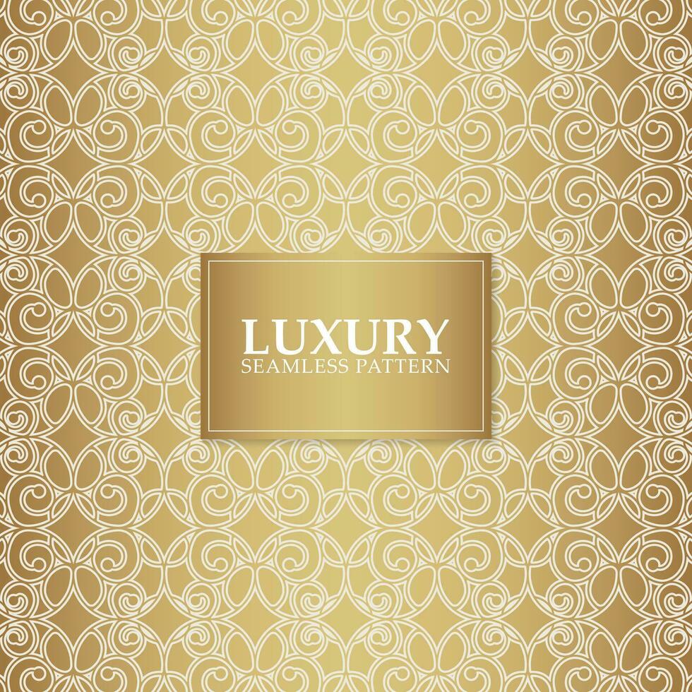 elegant gold abstract line pattern vector