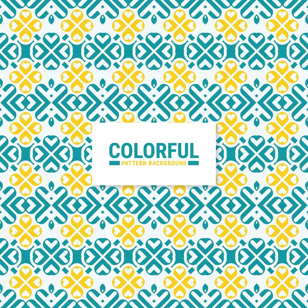 Colorful abstract geometric pattern design vector