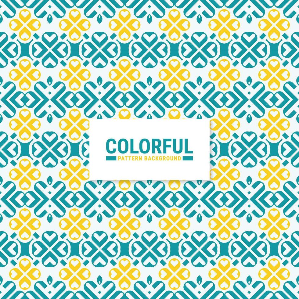 Colorful abstract geometric pattern design vector