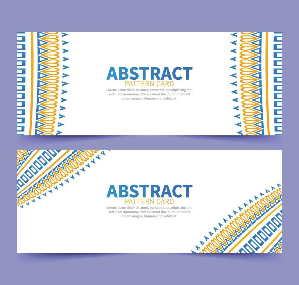 colorful pattern style vertical greeting card vector