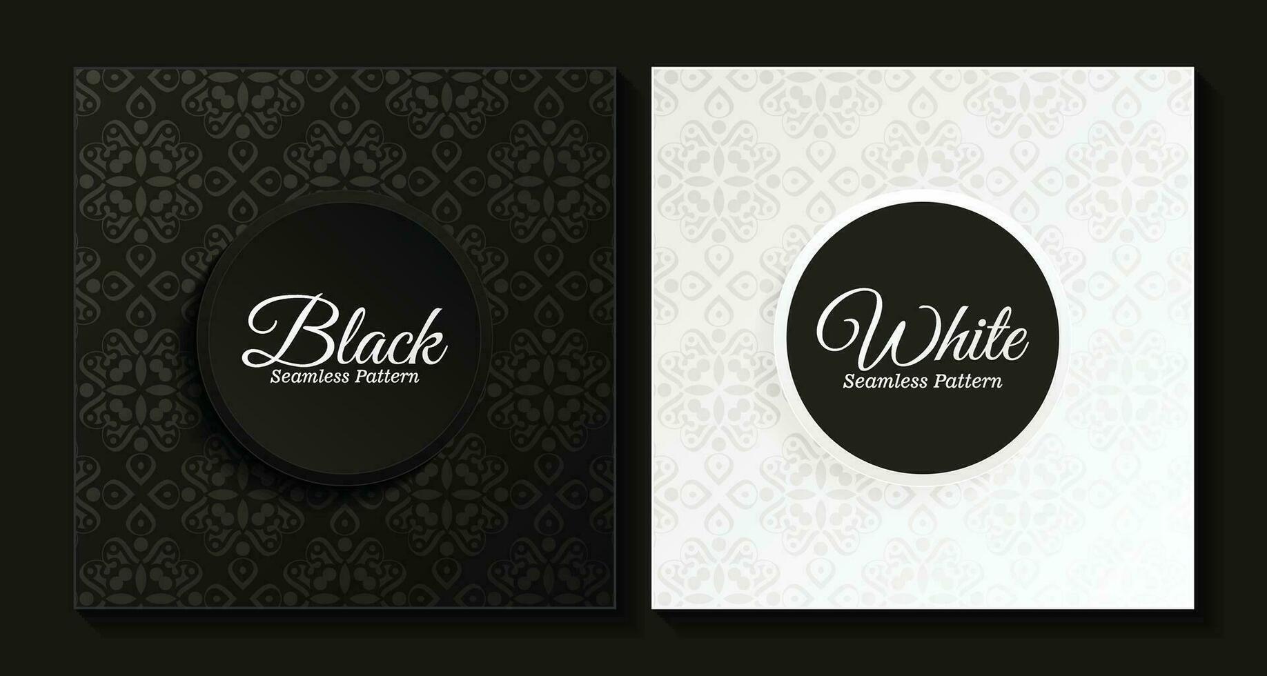 black and white pattern background vector