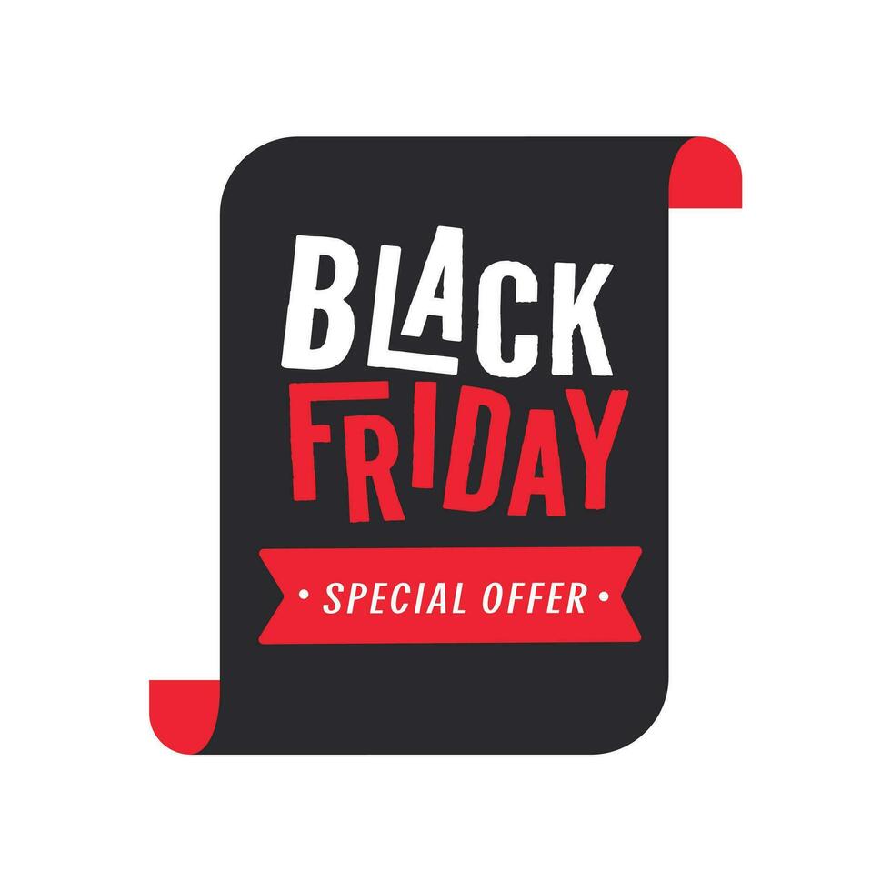 Black Friday banner. Special discount offer design. Product discount festival vector