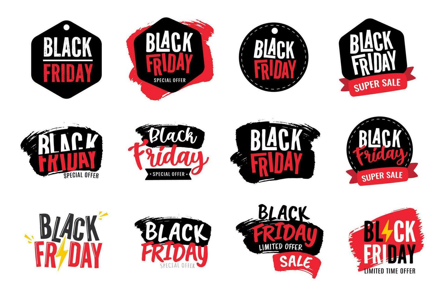 Black Friday banner. Special discount offer design. Product discount festival vector