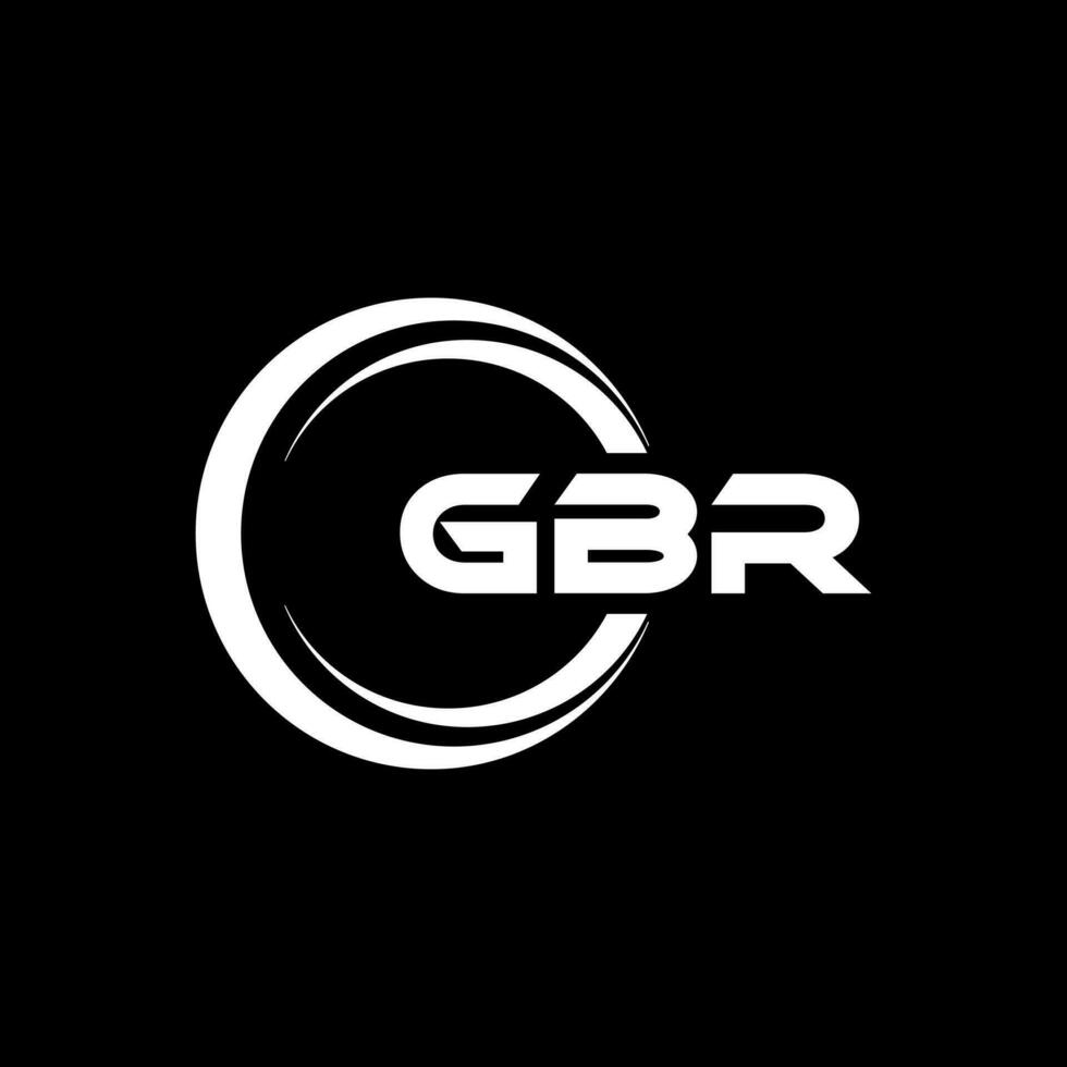 GBR Logo Design, Inspiration for a Unique Identity. Modern Elegance and Creative Design. Watermark Your Success with the Striking this Logo. vector