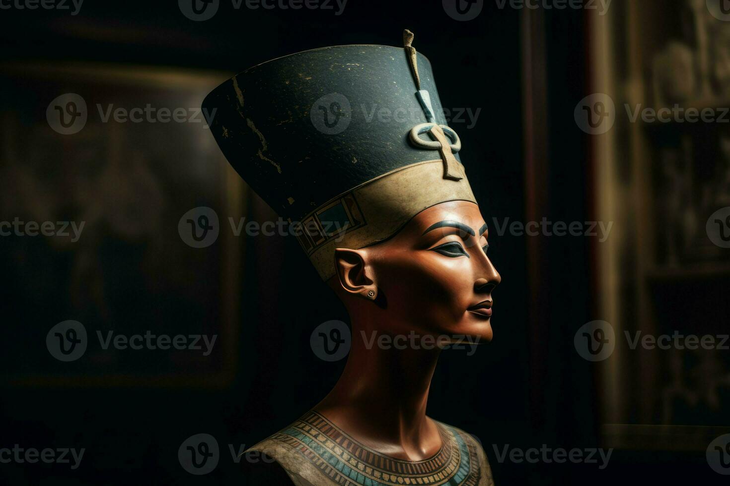 Queen nefertiti. Generate Ai photo