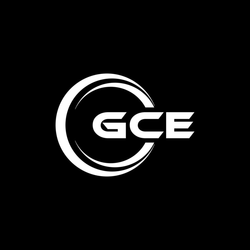 GCE Logo Design, Inspiration for a Unique Identity. Modern Elegance and Creative Design. Watermark Your Success with the Striking this Logo. vector