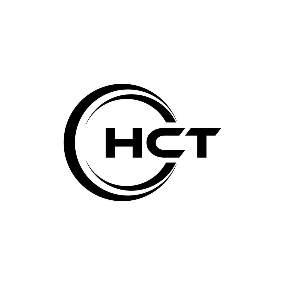 hct letra logo diseño, inspiración para un único identidad. moderno elegancia y creativo diseño. filigrana tu éxito con el sorprendentes esta logo. vector