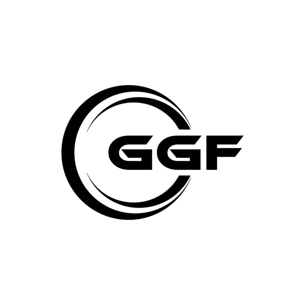GGF Logo Design, Inspiration for a Unique Identity. Modern Elegance and Creative Design. Watermark Your Success with the Striking this Logo. vector