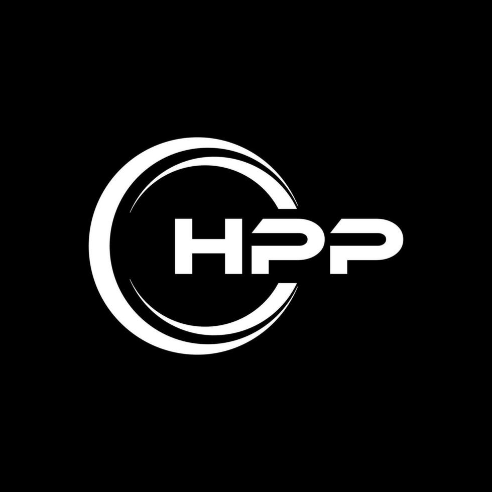 HPP Letter Logo Design, Inspiration for a Unique Identity. Modern Elegance and Creative Design. Watermark Your Success with the Striking this Logo. vector