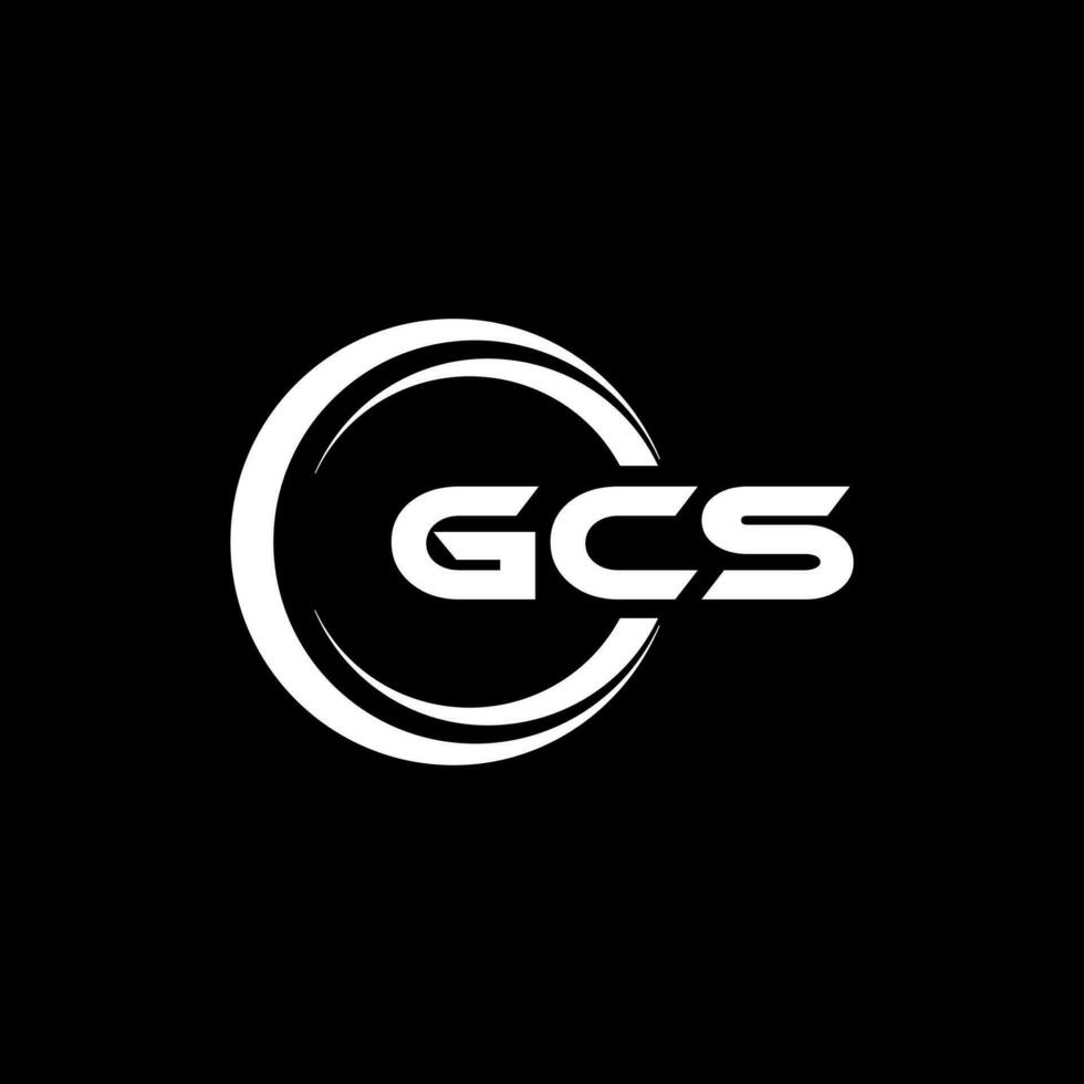 GCS Logo Design, Inspiration for a Unique Identity. Modern Elegance and Creative Design. Watermark Your Success with the Striking this Logo. vector