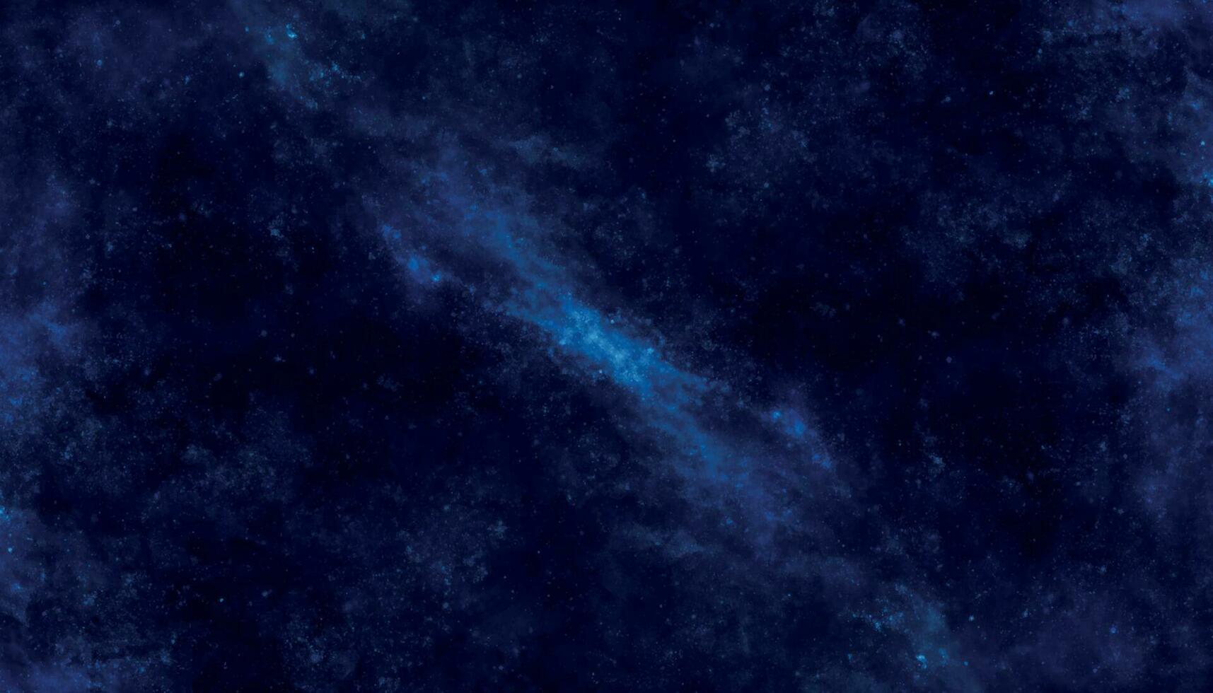 Space background with stars. Dark blue nebula twinkling bright stars. The galaxy of the universe. Watercolor background. vector